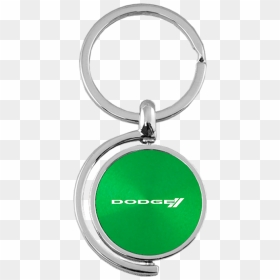 Au-tomotive Gold Dodge Stripe Logo Green Spinner Key - Keychain, HD Png Download - stripe logo png