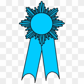 Prize Ribbon Light Blue Clip Arts - Girl Scout Gold Award Clip Art, HD Png Download - prize png