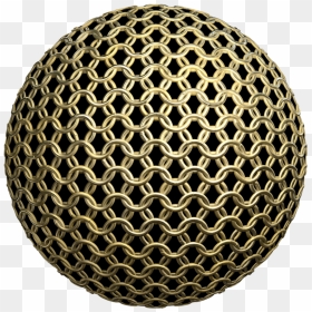 Chainmailgoldrounded001 Sphere, HD Png Download - chainmail png
