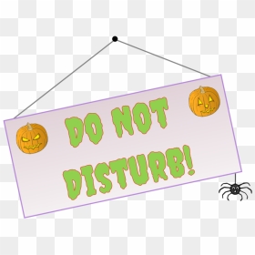 Do Not Disturbcover, HD Png Download - halloween banner png
