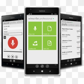Winscribe Professional Dictation For Smartphones Evolves - Iphone, HD Png Download - smartphones png