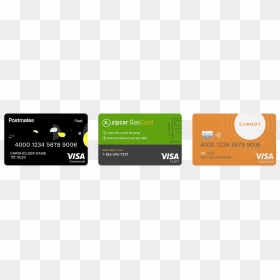 Postmates, Zipcar, And Carrot Designed Cards On Stripe - Zipcar, HD Png Download - stripe logo png