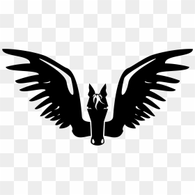 Winged Horse Clip Arts - Pegasus Silhouette, HD Png Download - phoenix icon png