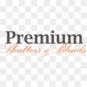 Premium Shutters & Blinds Logo, HD Png Download - blinds png