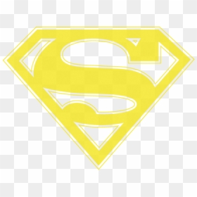 Superman Logo Yellow Transparent, HD Png Download - superman shield png