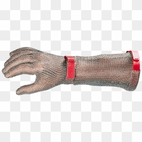 Chainmail Butcher Glove - Guanto Lungo Acciaio Da Macellaio, HD Png Download - chainmail png