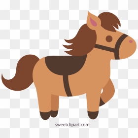 Brown Bear Png Clipart - Horse Clipart Transparent Background, Png Download - saddle png