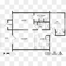 Floor Plan , Png Download - Floor Plan, Transparent Png - equal housing opportunity png