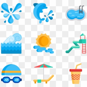 Frre Water Slide Png - Water Park Icons, Transparent Png - water slide png