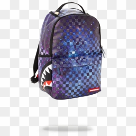 Sprayground Sharks In Paris Galaxy, HD Png Download - checkered pattern png