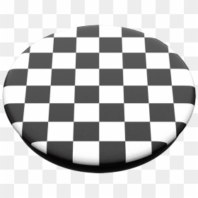 Checker Black, Popsockets - Black And White Popsocket, HD Png Download - checkered pattern png