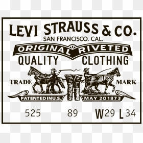 Levi"s Logo Antiguo - Levi's Two Horse Logo, HD Png Download - levi png