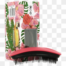 Ikoo Home Black Fireball Hair Brush - Seahorse, HD Png Download - hair brush png