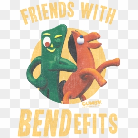 Gumby Bendefits Men"s Tank - Cartoon, HD Png Download - gumby png