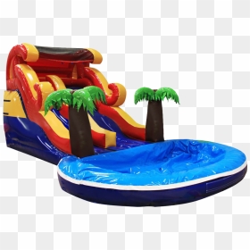 Oasis Water Slide - Inflatable, HD Png Download - water slide png