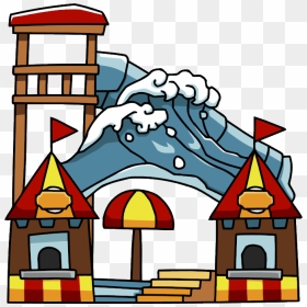 Water Park Png Clipart , Png Download - Scribblenauts Park, Transparent Png - water slide png