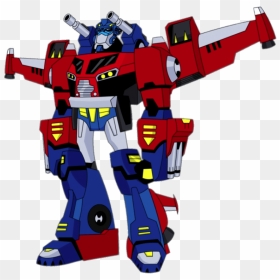 The Transformers Optimus Prime - Transformers Animated Optimus Prime Super Mode, HD Png Download - amazon prime png