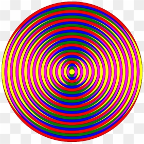 Colorful Circle Icon Png, Transparent Png - illusion png