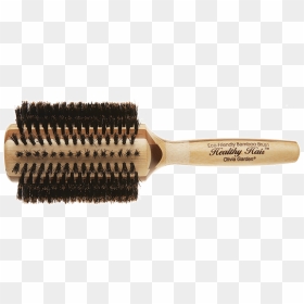 Round Boar Bristle Brush, HD Png Download - hair brush png