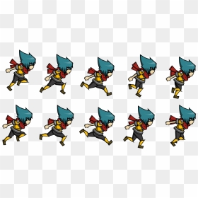 Thumb Image - 2d Game Character Design, HD Png Download - sprite sheet png