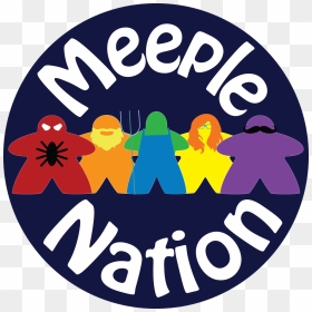 Meeplenation2016round - Label, HD Png Download - meeple png