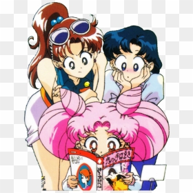 Lita Kino, Rini Tsukino & Ami Mizuno - Sailor Moon Ami, HD Png Download - lita png