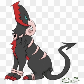 Darkdoom, Fusion Of Darkrai And Houndoom , Png Download - Houndoom Fusion, Transparent Png - houndoom png