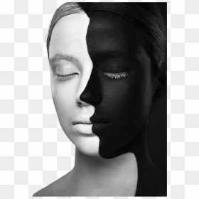 #woman #face #paint #optical #illusion - If People Misunderstand You, HD Png Download - face painting png
