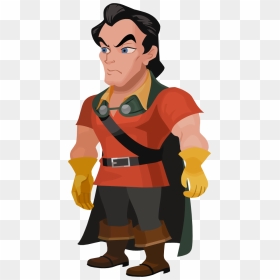 Thumb Image - Kingdom Hearts Beauty And The Beast, HD Png Download - gaston png