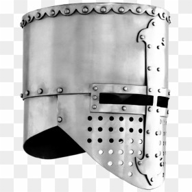 Flat Top Great Helm, HD Png Download - crusader helmet png