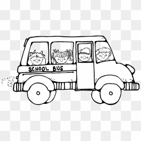 School Bus Clipart Black And White Clipart Free Stock - School Bus Clipart Black And White, HD Png Download - magic school bus png