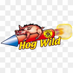 Hog Wild Fireworks Logo Clipart , Png Download - Hog Wild Fire Works, Transparent Png - hog png