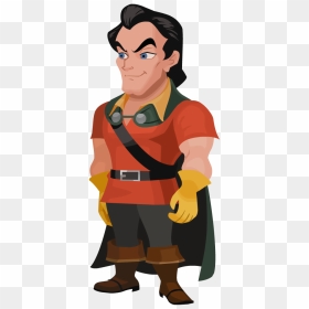 Gaston Khx - Kingdom Hearts Beauty And The Beast, HD Png Download - gaston png