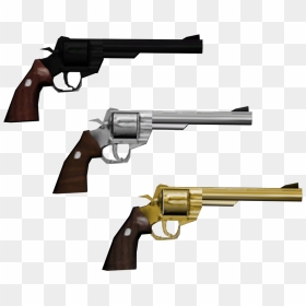 Gta Sa Low Poly Revolver, HD Png Download - deagle png