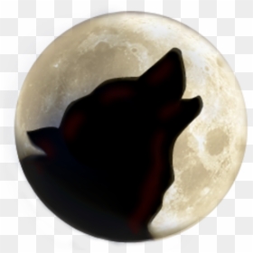 Wolf On Moon - Sphere, HD Png Download - 64x64 png