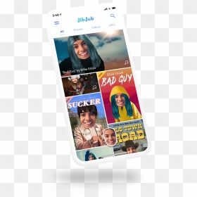 Jibjab Phone3 - Girl, HD Png Download - money gif png