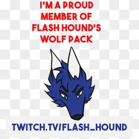 Flash Hound Wolf Pack Pride - Mario Kart, HD Png Download - wolf pack png