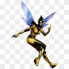 19 Marvel Vector Wasp Huge Freebie Download For Powerpoint - Wasp Marvel Cartoon, HD Png Download - wasp png