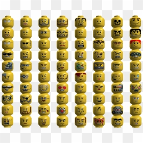 All Lego Faces , Png Download - All Of The Lego Faces, Transparent Png - faces png