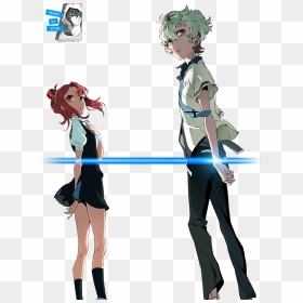 Render Takashiro Chidori & Agata Katsuhira - Cartoon, HD Png Download - chidori png