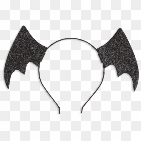 Alice Band With Bat Wings Black, HD Png Download - bat wings png
