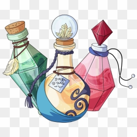 Khymian Flasks And Potions - Illustration, HD Png Download - potions png