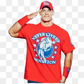 John Cena Red Shirt, HD Png Download - john cena png