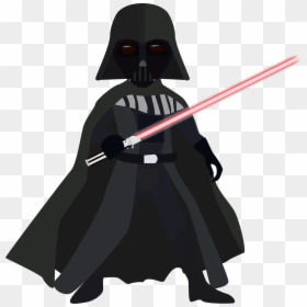 Darth Vader Cartoon Clipart, HD Png Download - darth vader png