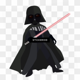 Cartoon Darth Vader Transparent, HD Png Download - darth vader png