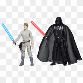 Darth Vader Y Luke Jugetes, HD Png Download - darth vader png