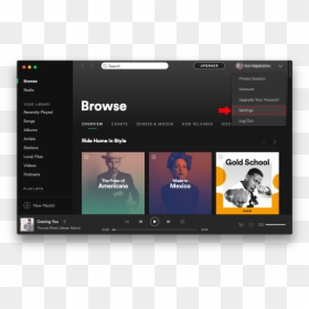 Mac Os X Spotify Notifications, HD Png Download - spotify png