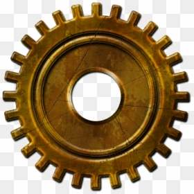 Steampunk Gear Transparent Background, HD Png Download - gear png