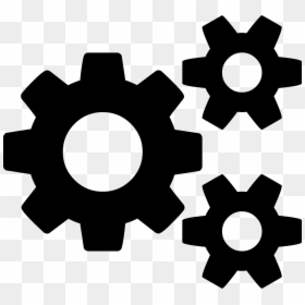 Cogs Icon Font Awesome, HD Png Download - gear png