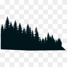 Forest Design Black And White, HD Png Download - forest png